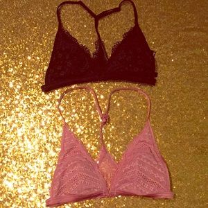 Victoria secret Lace bralets.